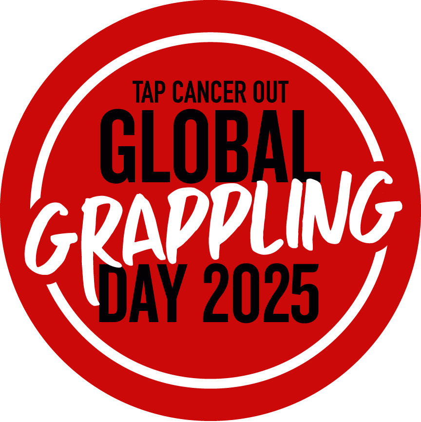 global grappling day 2023 logo, red square with black and white text
