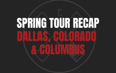 SRING TOUR RECAP: DALLAS, COLORADO & COLUMBUS